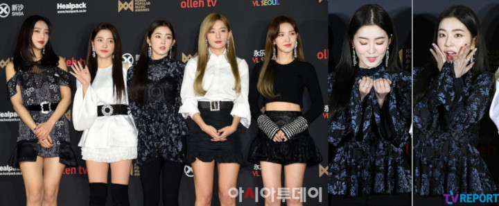 KPMA 2018: Red Velvet Tampil Cantik di Red Carpet, Irene Heboh Sendiri Gara-Gara Kuku