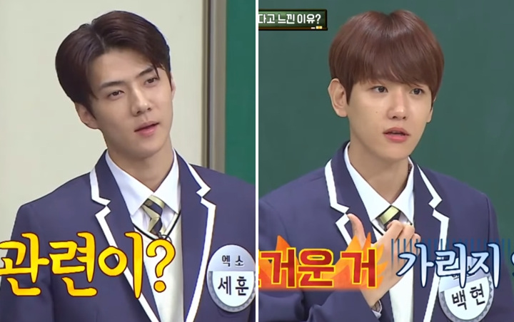 Kena Jotos Sehun di 'Ask Us Anything', Reaksi Kocak Baekhyun Bikin Ngakak