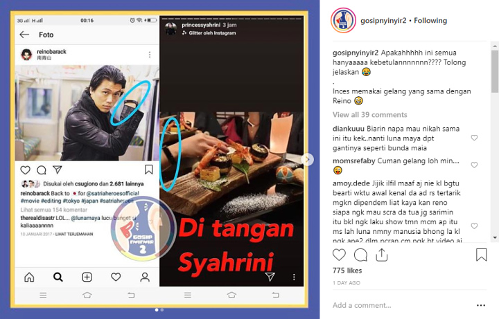 Bukti Diduga Syahrini Ditemani Reino Barack di Jepang