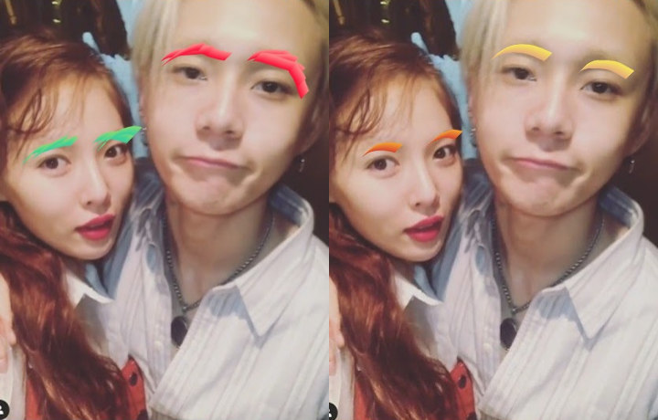 Pamer Momen Natal Bareng, Hyuna-E\'Dawn Ramai Dicibir Gara-Gara Alis Tipis 2