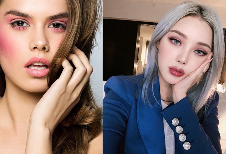 Makeup Monokrom dengan Pemilihan Satu Warna Riasan