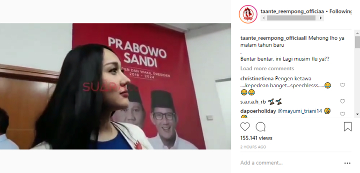 Tarif Mahal Lucinta Luna Saat Tahun Baru