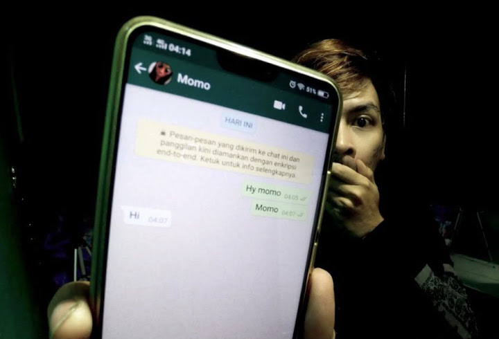 Tren Viral Berbahaya, Momo Challenge