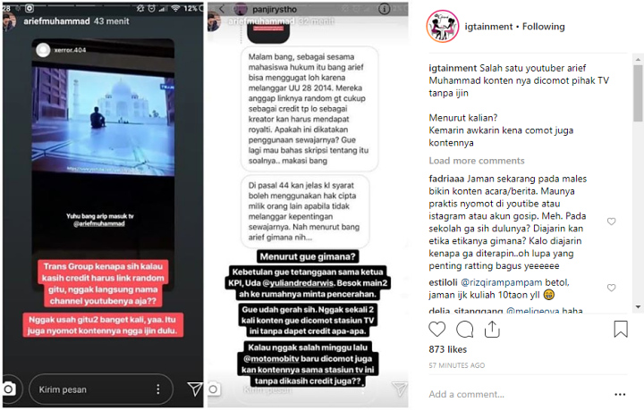 Geram Video Dicomot Stasiun TV, YouTuber Arief \'Pocong\' Bakal Tempuh Jalur Hukum?