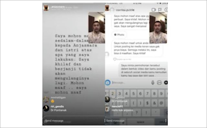 Screenshot Anjasmara dan Penghina Istrinya