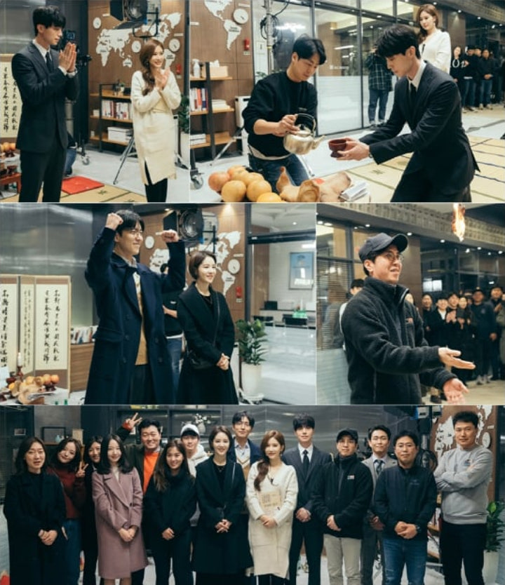 Aktor dan kru drama touch your heart gelar ritual keberuntungan