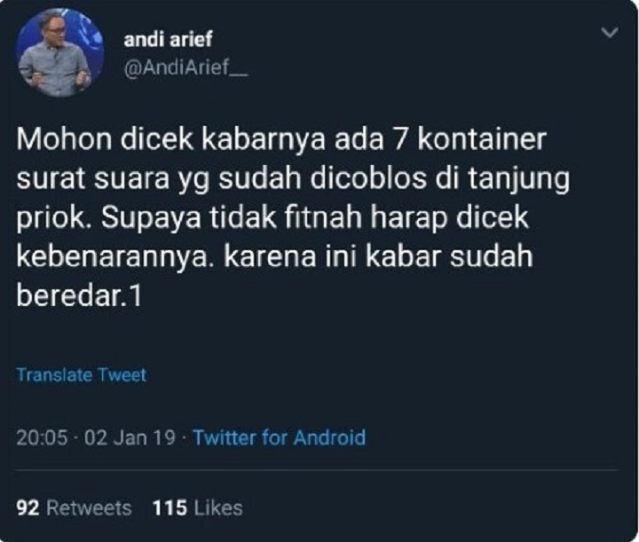 Cuitan Andi Arief