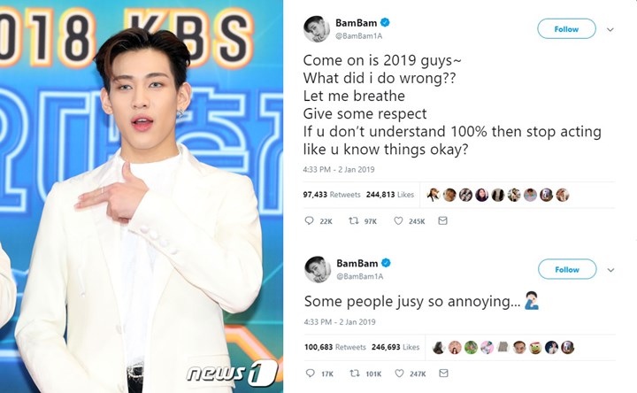 BamBam Ngamuk di Twitter