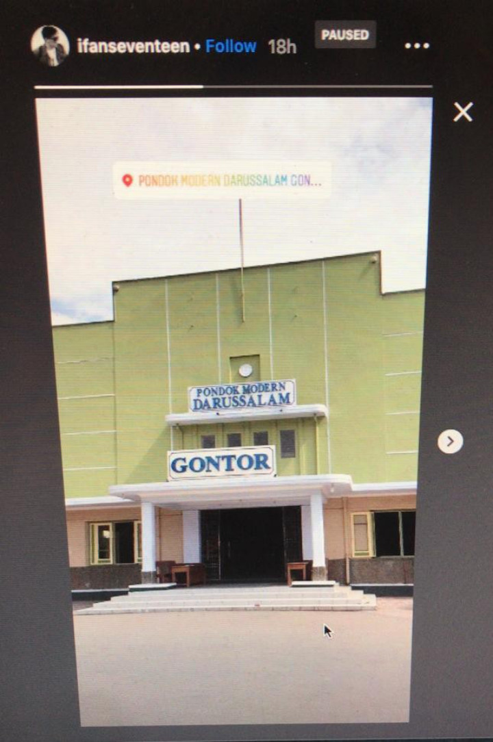 Ifan Seventeen di Pondok Gontor