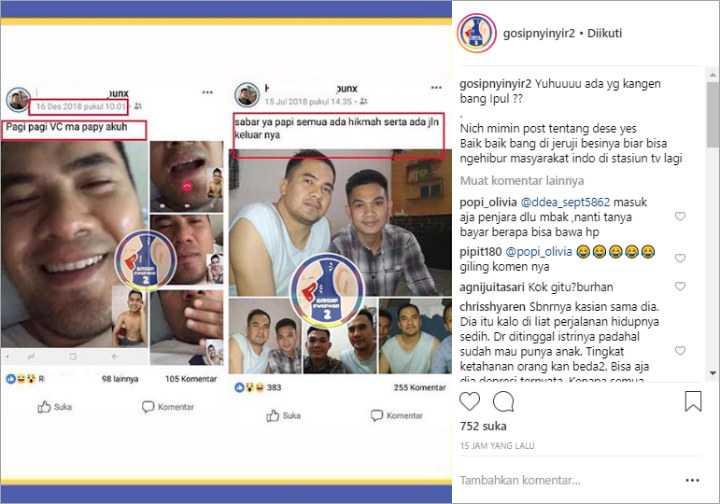 Saiful Jamil Video Call di Penjara?