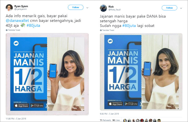 Tagar #80Juta Trending, Netter Sindir Postingan Lawas Vanessa Angel Soal \'Jajanan Manis\'