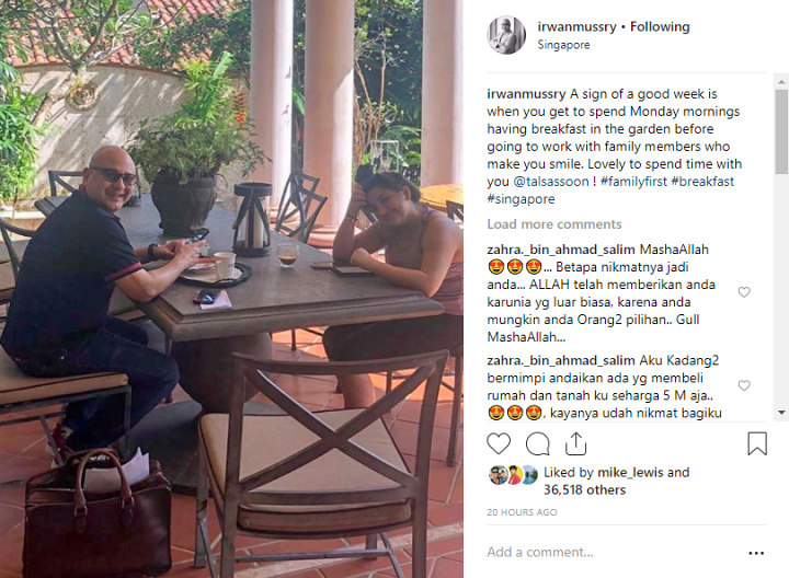 Irwan Mussry Sarapan Bareng Wanita