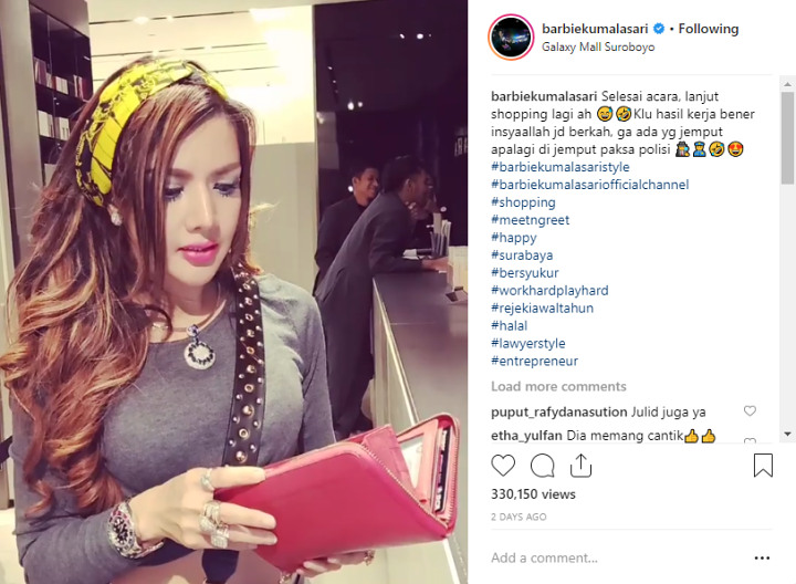 Barbie Kumalasari Sindir Vanessa Angel