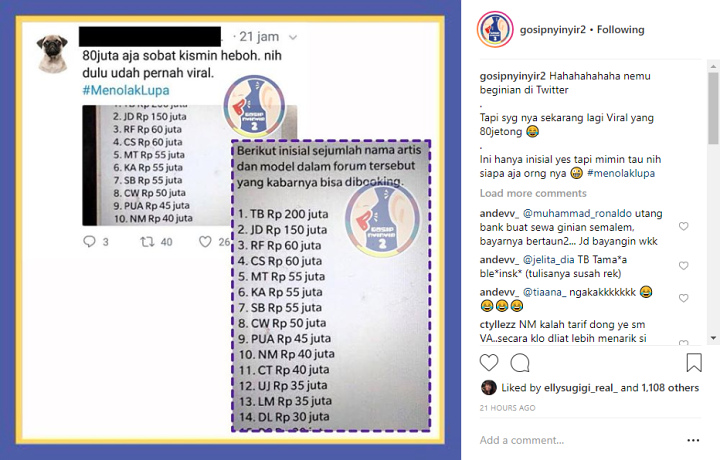 Daftar Artis Prostitusi Dibahas Lagi Usai Kasus Vanessa Angel, Netter Seret Nama-Nama Besar