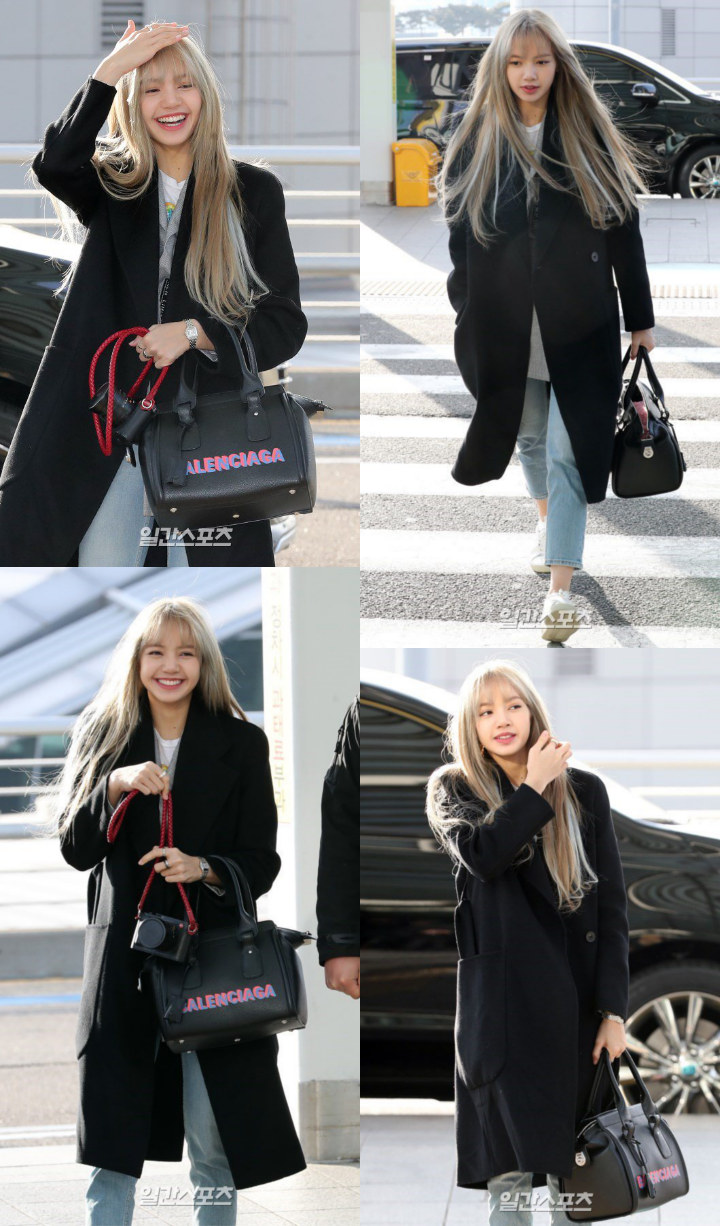 Berangkat ke Thailand Bareng Black Pink, Lisa Dipuji Habis-Habisan Berkat Gaya Rambur Barunya Ini