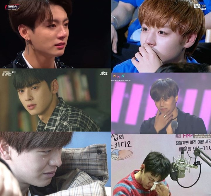 6 Idol Ini Makin Ganteng Saat Nangis