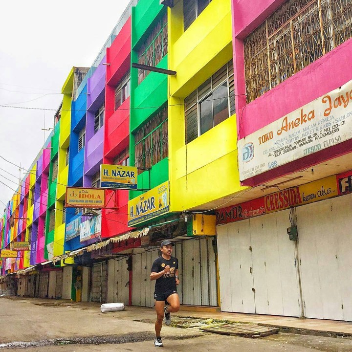 Dulunya Kumuh dan Tak Terawat, Pasar Ilir Palembang Kini Berwarna-Warni