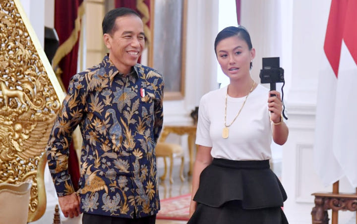 Bertemu Presiden Joko Widodo, Agnes Monica Bahas Soal Politik?