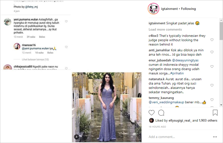 Rina Nose Dibully Lepas Hijab