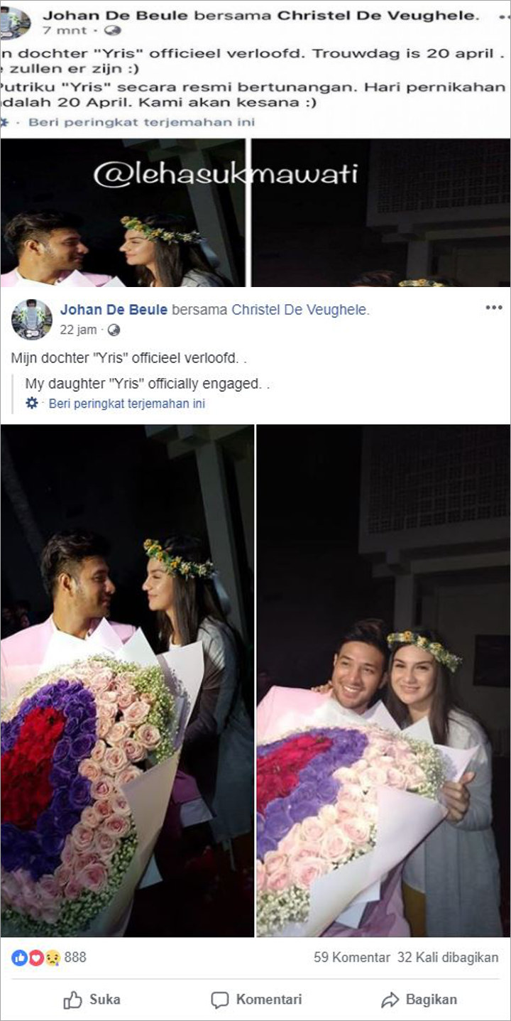 Postingan Ayah Irish Bella