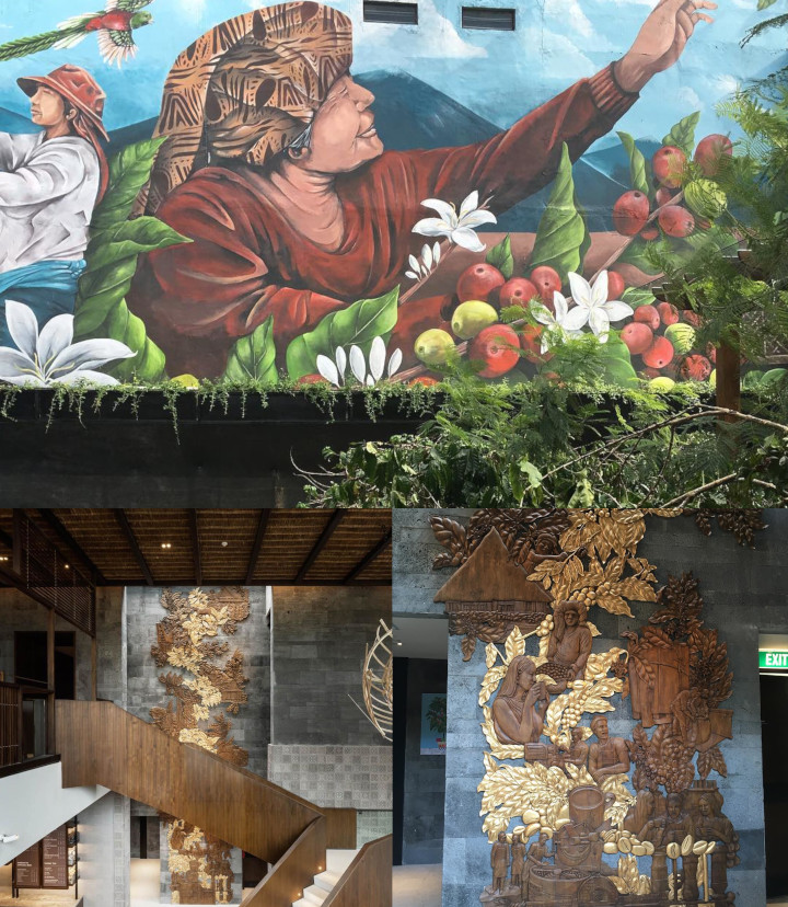 Dekorasi Kayu Ukir dan Mural yang Mencerminkan Budaya Indonesia