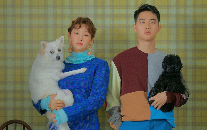 D.O. Jalani Pemotretan Bareng Park So Dam, Anjing Peliharaan Malah Curi Perhatian