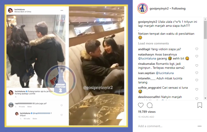 Lucinta Luna Ngaku Bertarif 1 Triliun