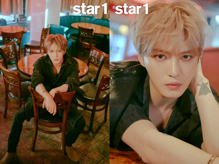 Jaejoong pemotretan dengan majalah @star1