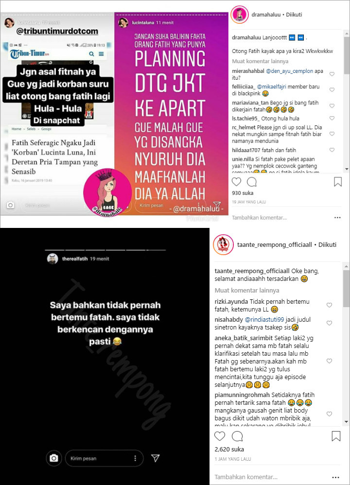 Kembali Bantah Isu PDKT, Hafiz Fatih Bikin Ngakak Sebut Lucinta Luna Sebagai \'Fatah\'