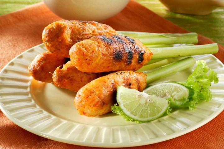 Sate Lilit dengan Daun Serai