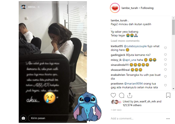 Kekasih Vanessa Angel Bagikan Unggahan Sedih