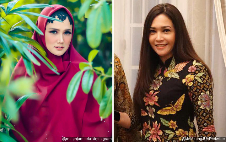 Dhani Pernah Direbut Mulan, Maia Bagai Bidadari Surga Minta Dul Doakan Ayah dan Ibu Tiri Saat Umroh