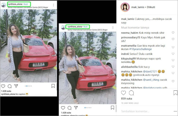 Penampilan Baru Cynthiara Alona