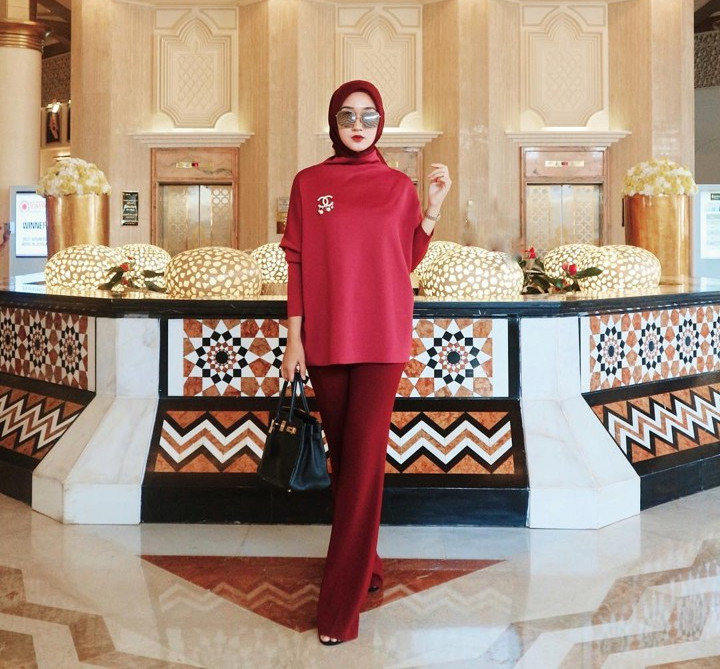 One Tone Outfit Seperti Dian Pelangi