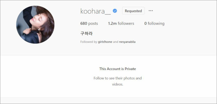 Kunci Akun Instagram, Goo Hara Unggah Postingan 'Mencurigakan' Ini
