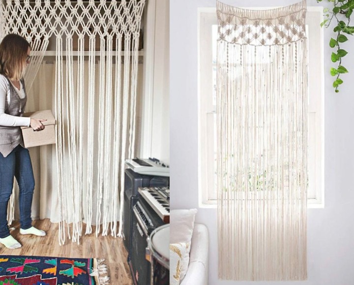 Hias Pintu Kamar atau Jendela dengan Macrame Wall Hangging