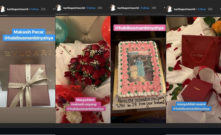 Hadiah Mewah Ulang Tahun Kartika Putri