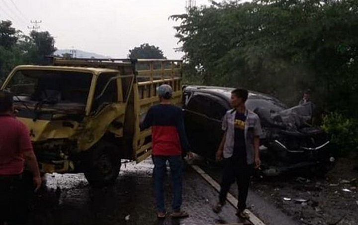 Yukie Pas Band Kecelakaan di Cianjur, Ini Kronologi Mobil Ditabrak Truk Hingga Ringsek