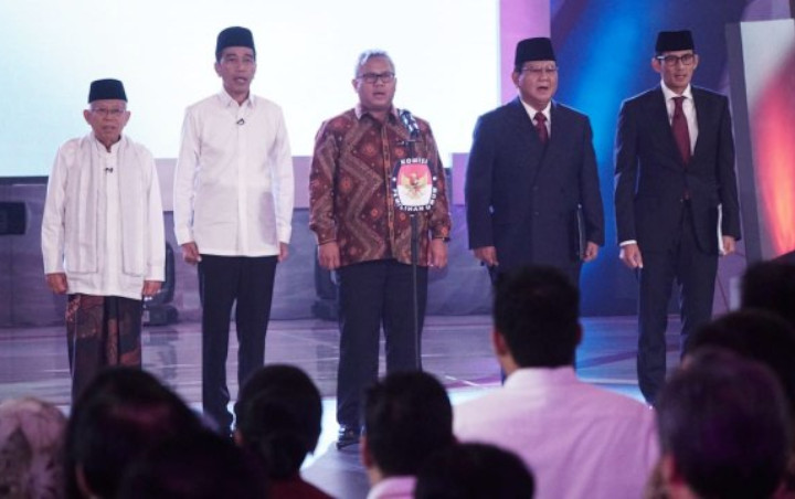 Selisih Elektabilitas Kian Menipis, Angka Jokowi-Ma'ruf Stagnan Sementara Prabowo-Sandi Naik