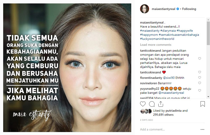 Maia Estianty Sindir Orang Iri