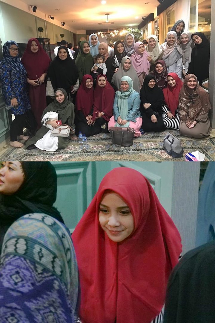 Nagita Berhijab Dipuji Bagai Bidadari Surga