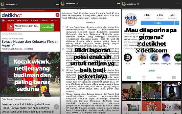 Putra Soraya Haque Ngamuk Ibunda Dituduh Murtad