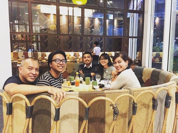 Keluarga Soraya Haque sering makan bersama