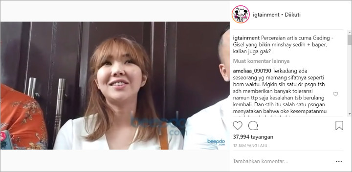 Diwawancara Pasca Putusan Cerai, Ekspresi 'Tahan Tangis 