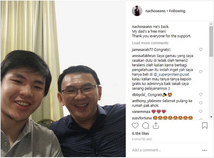 foto selfie perdana ahok