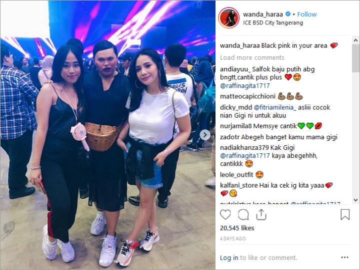 Tampil Bak ABG Saat Nonton Konser Black Pink, Harga Celana Nagita Slavina Bikin Syok