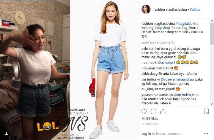 Tampil Bak ABG Saat Nonton Konser Black Pink, Harga Celana Nagita Slavina Bikin Syok 2
