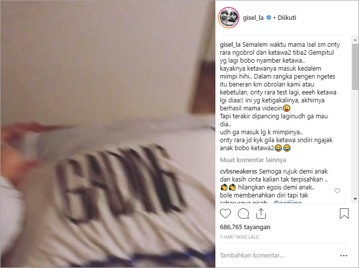  Resmi Cerai dari Gading, Gisella Anastasia Kepergok Masih Simpan Barang Mantan Suami di Kamar