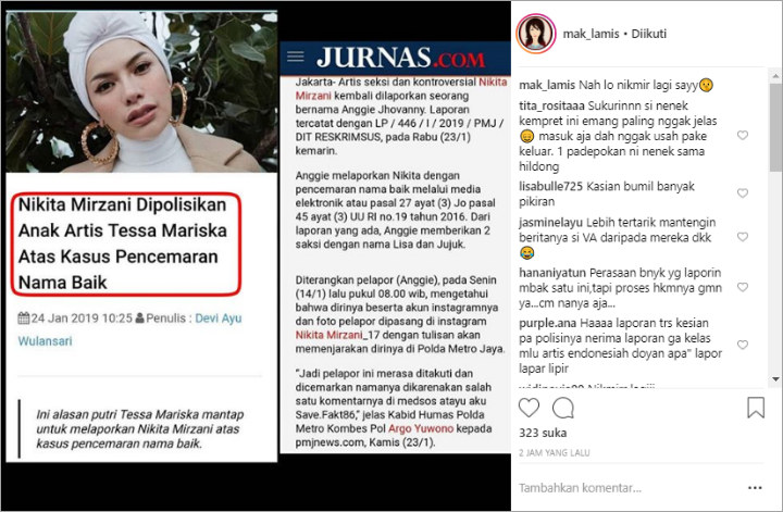 Nikita Mirzani Kembal Tersandung Kasus Hukum, Netter Kompak Ngaku Bosan