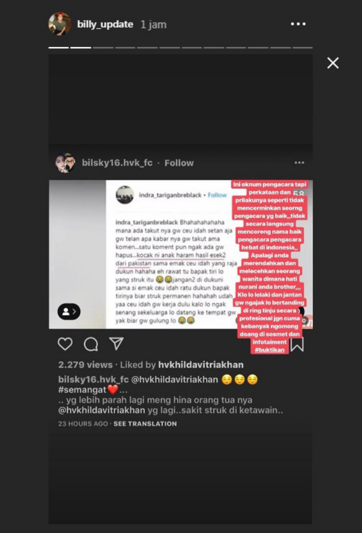 Tak Terima Hilda Vitria Disebut \'Anak Haram\', Billy Syahputra Tantang Pengacara Kriss Hatta